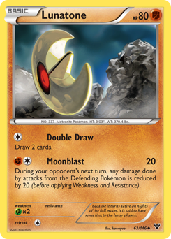 Lunatone #63 Lunatone - XY - #63 - Pokemon TCG card