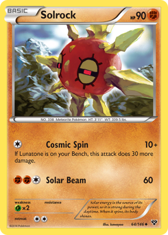 Solrock - XY - #64 - Pokemon TCG card