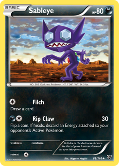 Sableye - XY - #68 - Pokemon TCG card