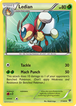 Ledian #7 Ledian - XY - #7 - Pokemon TCG card
