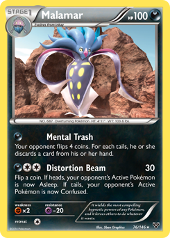 Malamar - XY - #76 - Pokemon TCG card
