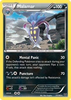 Malamar - XY - #77 - Pokemon TCG card