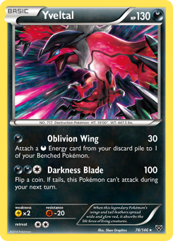 Yveltal - XY - #78 - Pokemon TCG card
