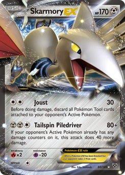 Skarmory-EX - XY - #80 - Pokemon TCG card