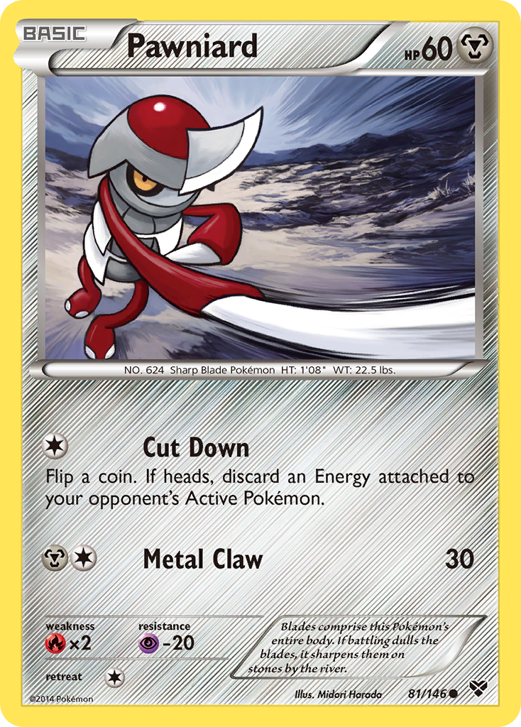 Pawniard - XY - #81 - Pokemon TCG card