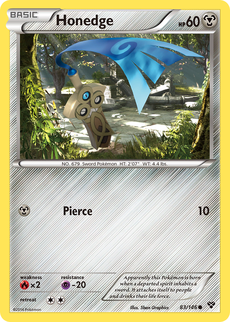 Honedge - XY - #83 - Pokemon TCG card