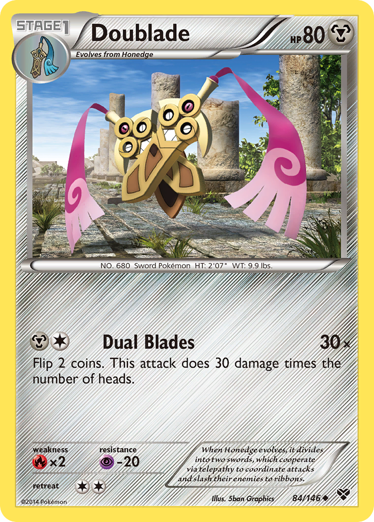 Doublade - XY - #84 - Pokemon TCG card