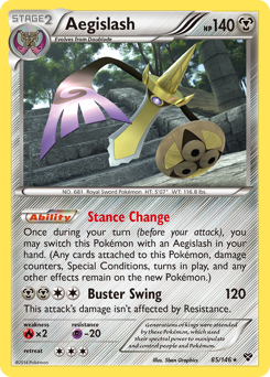 Aegislash - XY - #85 - Pokemon TCG card