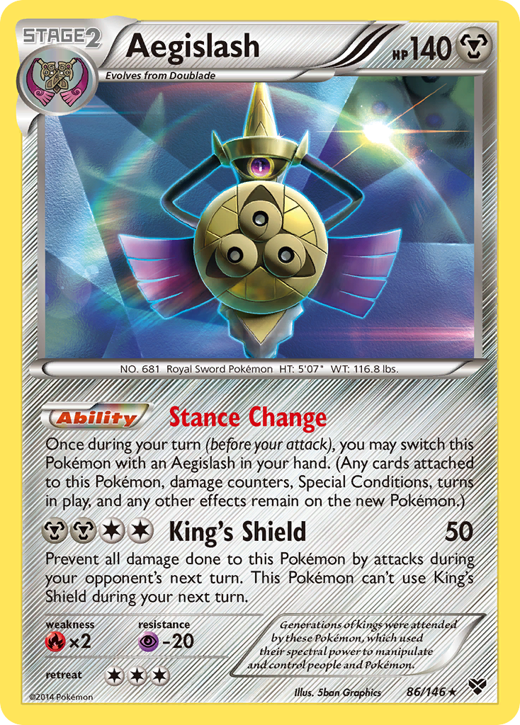 Aegislash - XY - #86 - Pokemon TCG card