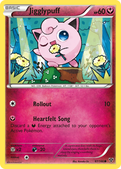 Jigglypuff #87 Jigglypuff - XY - #87 - Pokemon TCG card