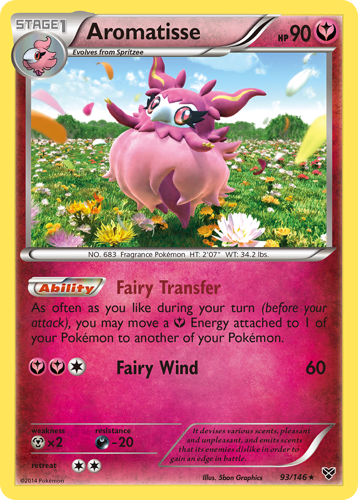 Aromatisse - XY - #93 - Pokemon TCG card