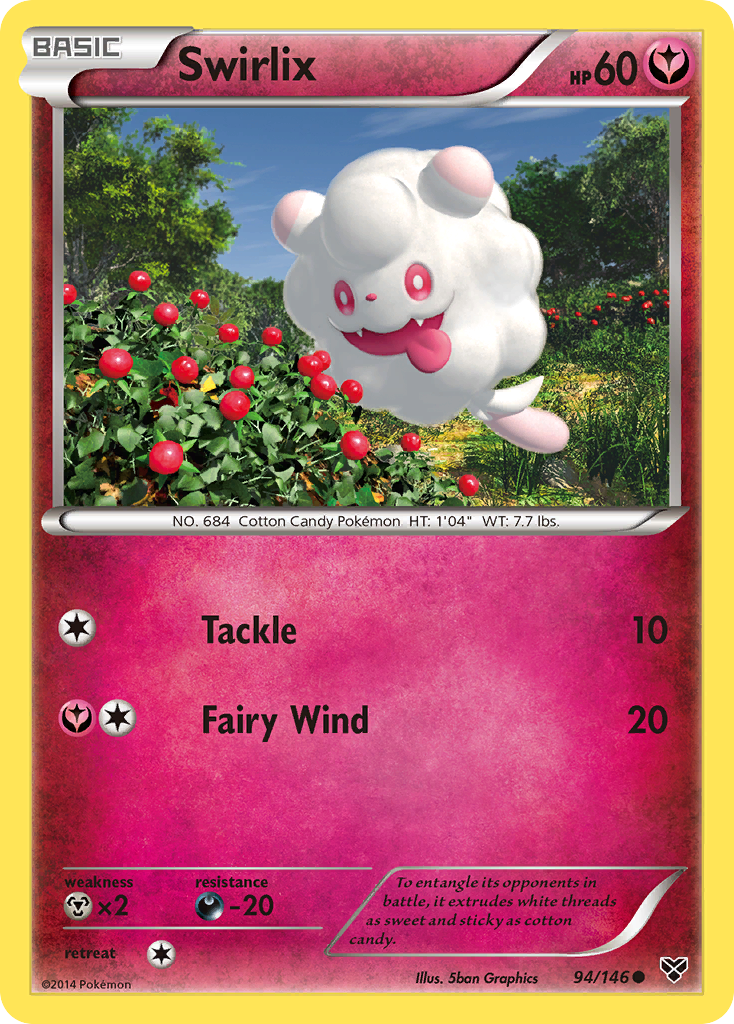 Swirlix - XY - #94 - Pokemon TCG card
