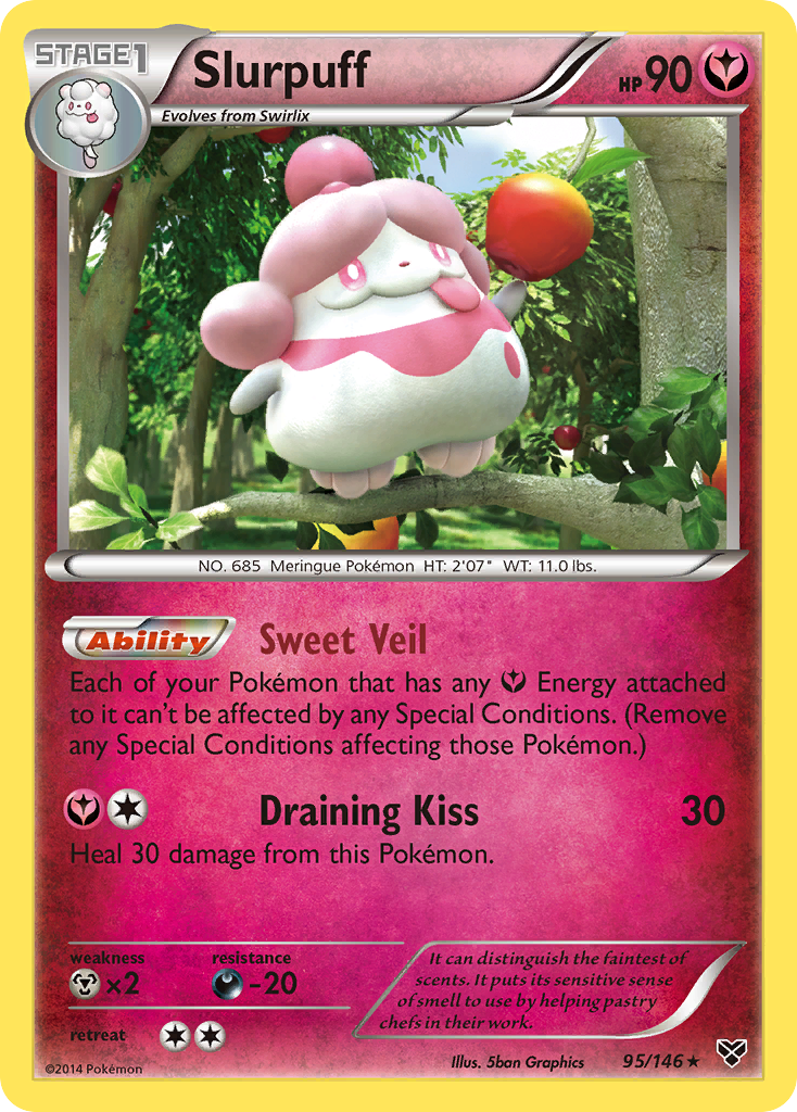 Slurpuff - XY - #95 - Pokemon TCG card