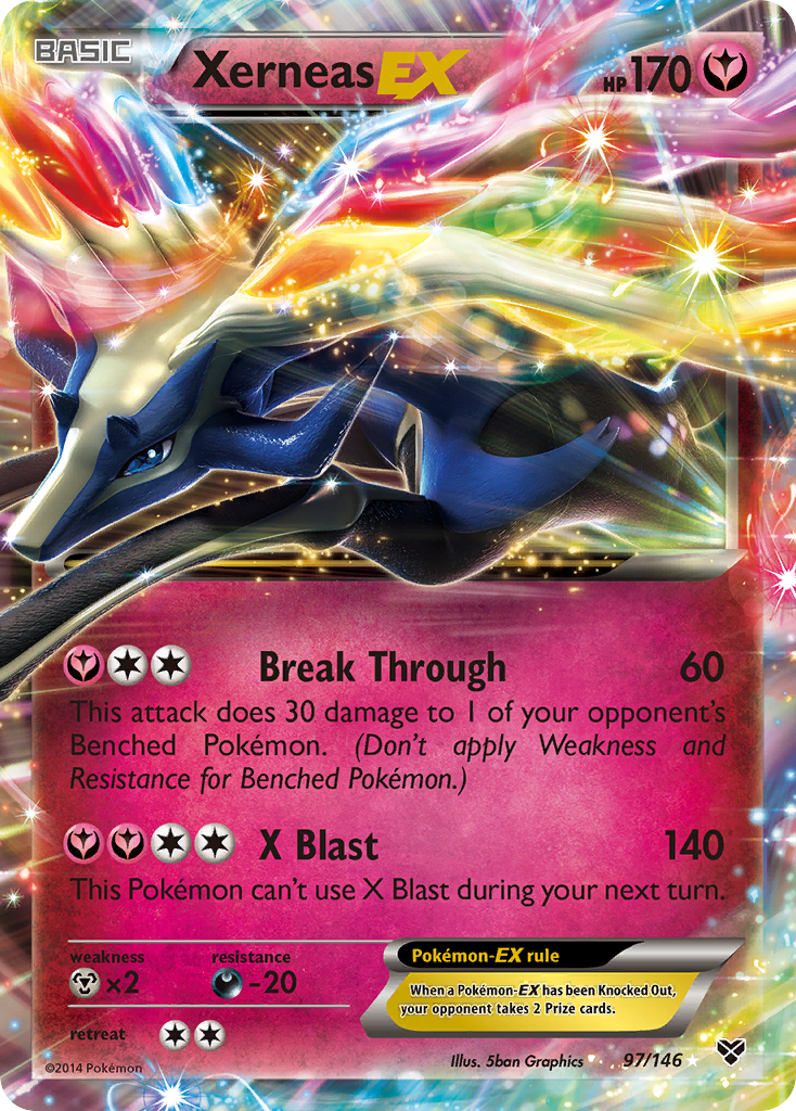 Xerneas-EX - XY - #97 - Pokemon TCG card