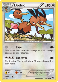 Dodrio #99 Dodrio - XY - #99 - Pokemon TCG card
