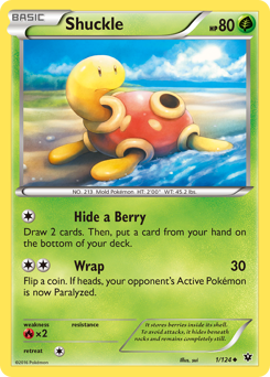 Shuckle - Fates Collide - #1 - Pokemon TCG card