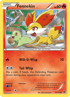 Fennekin - Fates Collide - #10 - Pokemon TCG card