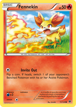 Fennekin - Fates Collide - #11 - Pokemon TCG card