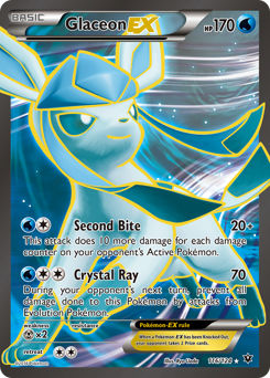 Glaceon-EX - Fates Collide - #116 - Pokemon TCG card