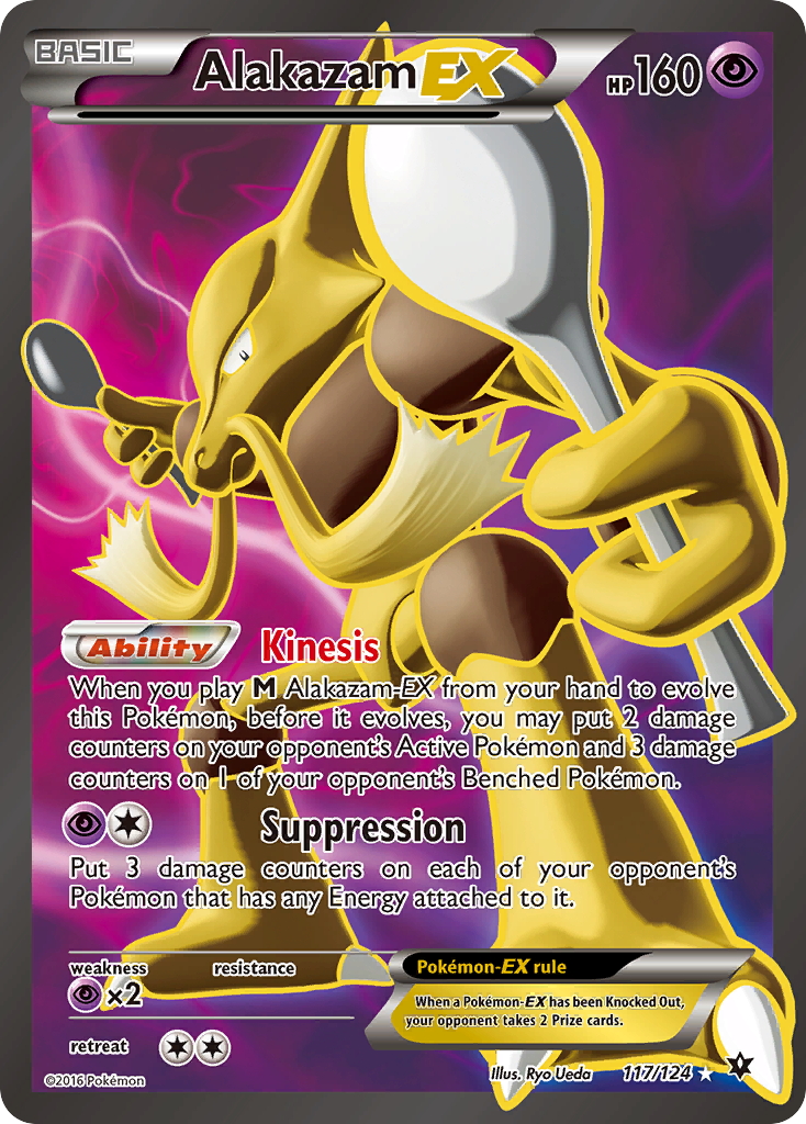 Alakazam-EX - Fates Collide - #117 - Pokemon TCG card