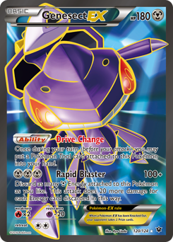 Genesect-EX - Fates Collide - #120 - Pokemon TCG card