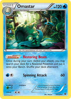 Omastar #18 Omastar - Fates Collide - #18 - Pokemon TCG card