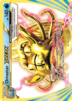 Omastar BREAK #19 Omastar BREAK - Fates Collide - #19 - Pokemon TCG card