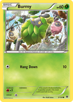 Burmy #2 Burmy - Fates Collide - #2 - Pokemon TCG card