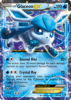Glaceon-EX - Fates Collide - #20 - Pokemon TCG card