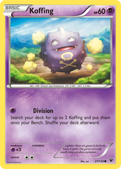 Koffing #27 Koffing - Fates Collide - #27 - Pokemon TCG card