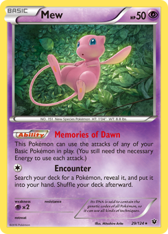 Mew - Fates Collide - #29 - Pokemon TCG card