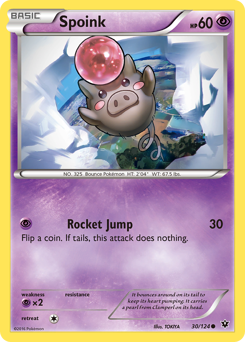 Spoink - Fates Collide - #30 - Pokemon TCG card