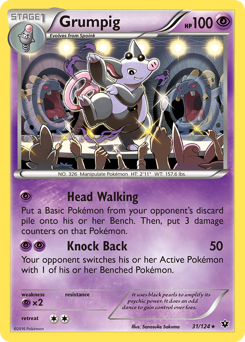 Grumpig #31 Grumpig - Fates Collide - #31 - Pokemon TCG card