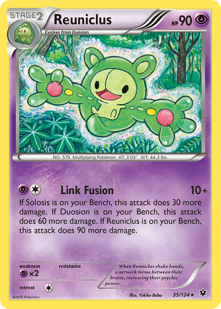 Reuniclus - Fates Collide - #35 - Pokemon TCG card