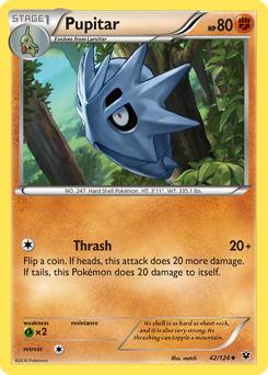 Pupitar #42 Pupitar - Fates Collide - #42 - Pokemon TCG card