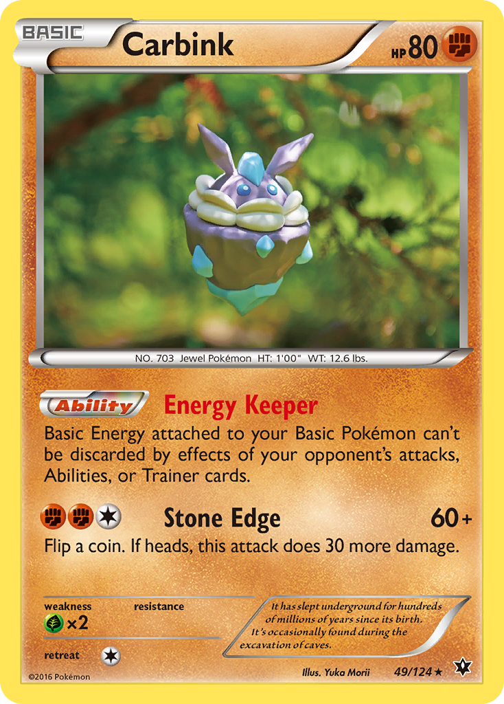 Carbink - Fates Collide - #49 - Pokemon TCG card