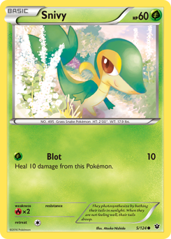 Snivy - Fates Collide - #5 - Pokemon TCG card
