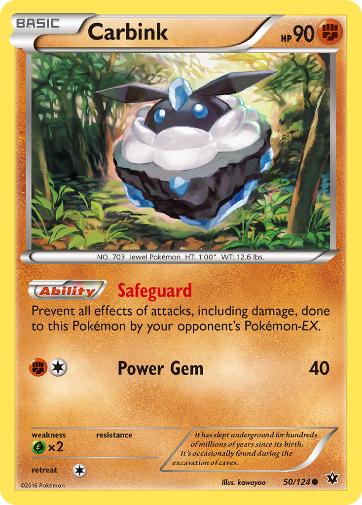 Carbink - Fates Collide - #50 - Pokemon TCG card