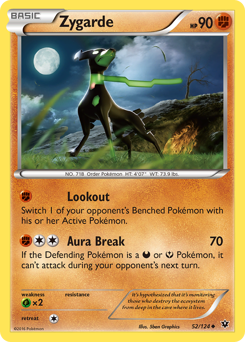 Zygarde #52 Zygarde - Fates Collide - #52 - Pokemon TCG card
