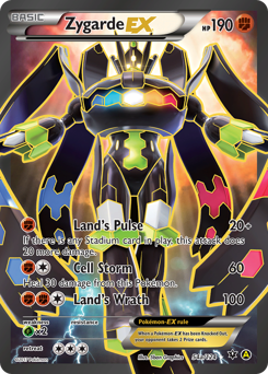 Zygarde-EX #54a Zygarde-EX - Fates Collide - #54a - Pokemon TCG card