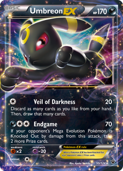 Umbreon-EX #55 Umbreon-EX - Fates Collide - #55 - Pokemon TCG card