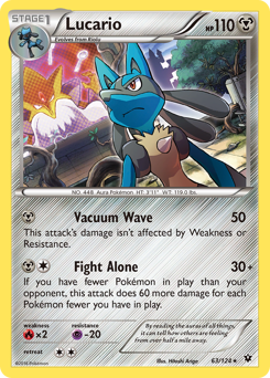 Lucario #63 Lucario - Fates Collide - #63 - Pokemon TCG card