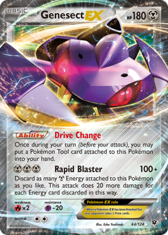 Genesect-EX - Fates Collide - #64 - Pokemon TCG card