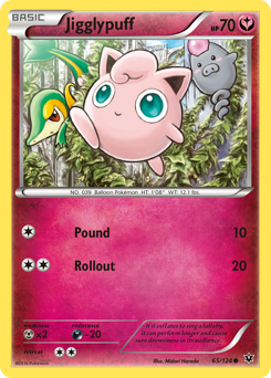 Jigglypuff #65 Jigglypuff - Fates Collide - #65 - Pokemon TCG card