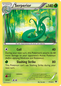 Serperior #7 Serperior - Fates Collide - #7 - Pokemon TCG card