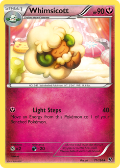Whimsicott #71 Whimsicott - Fates Collide - #71 - Pokemon TCG card