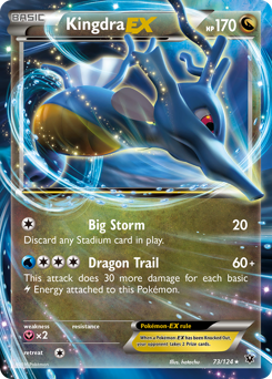 Kingdra-EX - Fates Collide - #73 - Pokemon TCG card