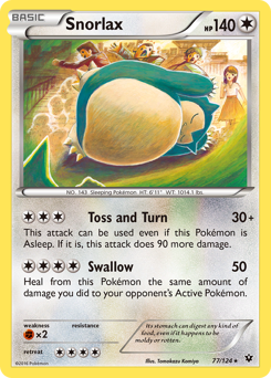 Snorlax - Fates Collide - #77 - Pokemon TCG card
