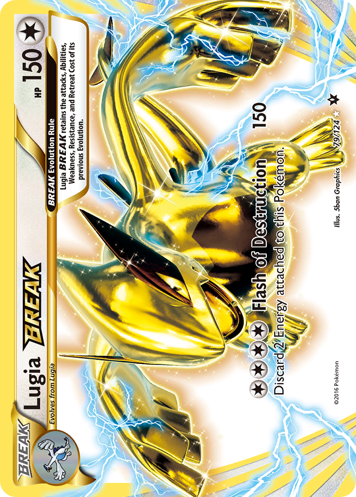 Lugia BREAK - Fates Collide - #79 - Pokemon TCG card