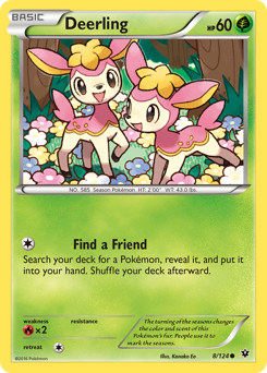 Deerling #8 Deerling - Fates Collide - #8 - Pokemon TCG card